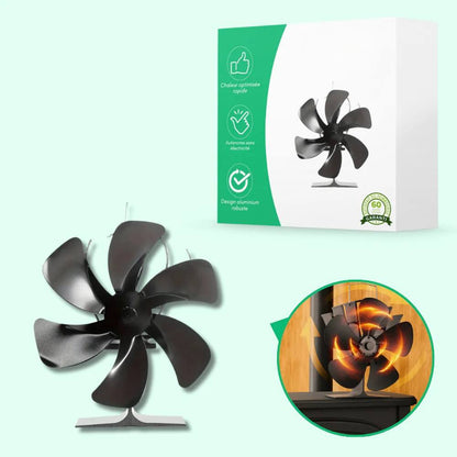 Ventilador Silencioso para Estufa de Leña para una Mejor Distribución del Calor