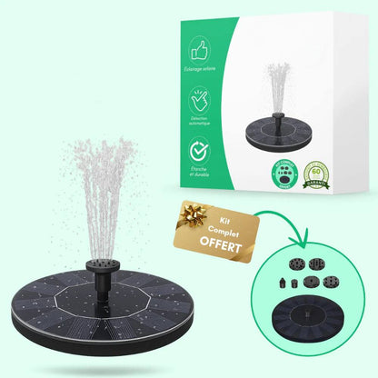 Fuente de agua pequeña para jardín, autónoma