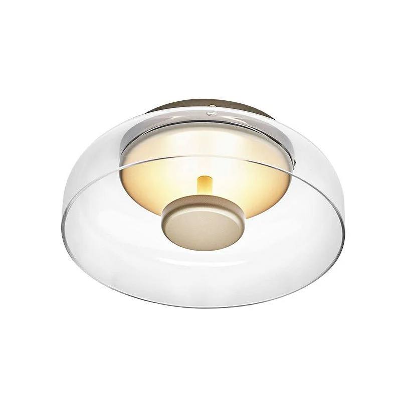 Elegante lámpara de techo LED de cristal