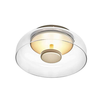 Elegante lámpara de techo LED de cristal