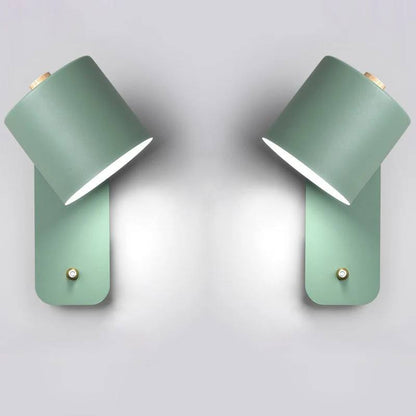 Elegante aplique de dormitorio LED con interruptor de encendido/apagado