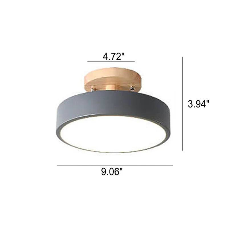 Lámpara de techo LED de color brillante y ajustable