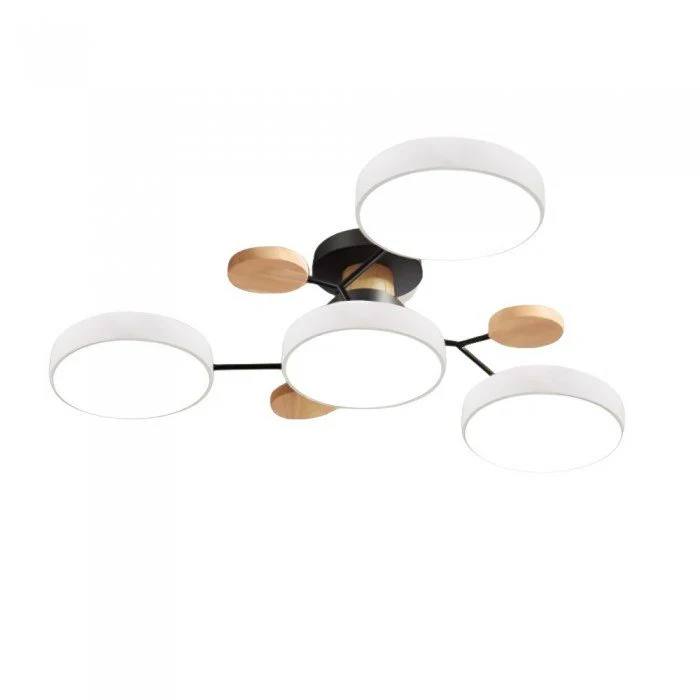 Lámpara de techo LED nórdica elegante, estilo rama de árbol