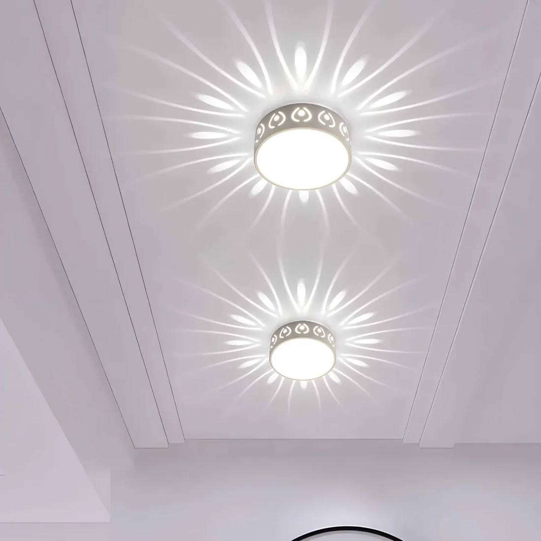 Lámpara de techo LED brillante para interior y exterior