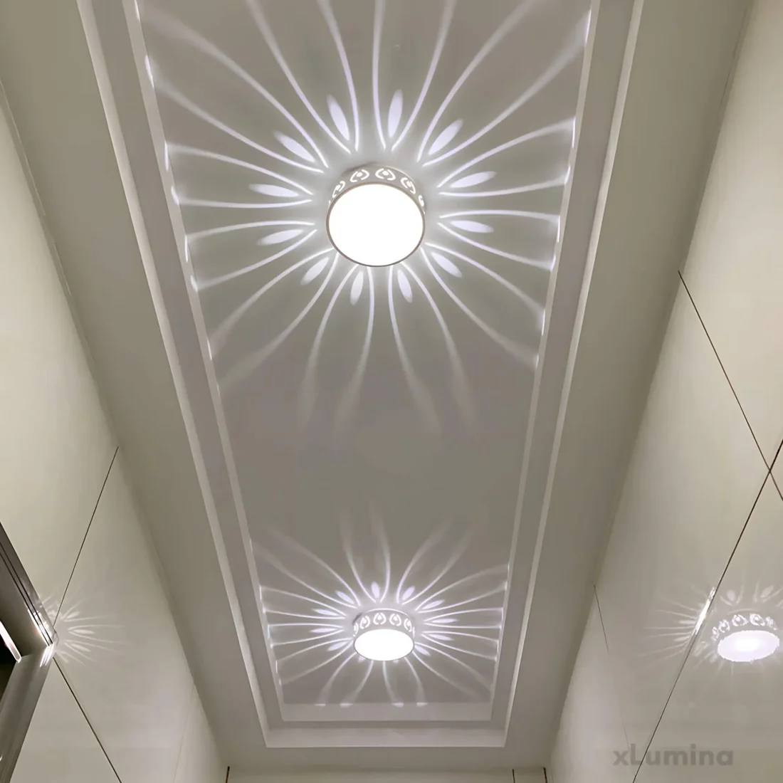 Lámpara de techo LED brillante para interior y exterior