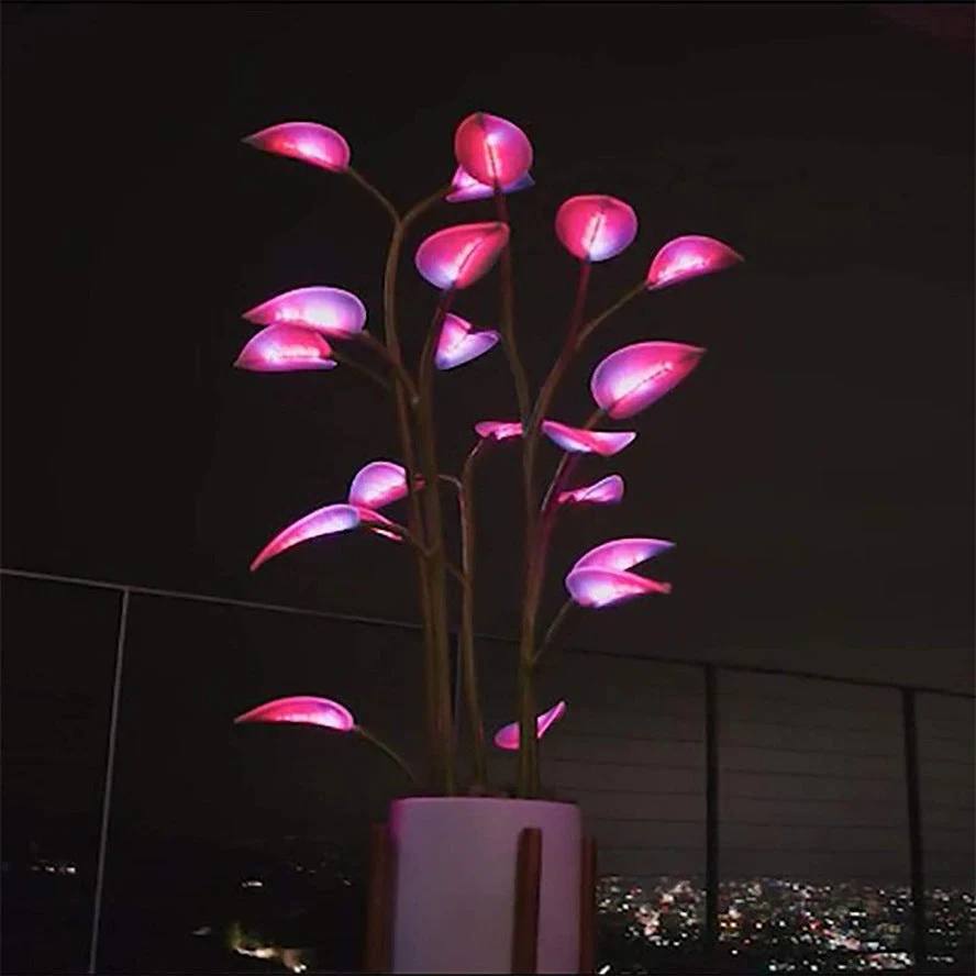 Luz de cultivo inteligente para interiores, lámpara ambiental regulable