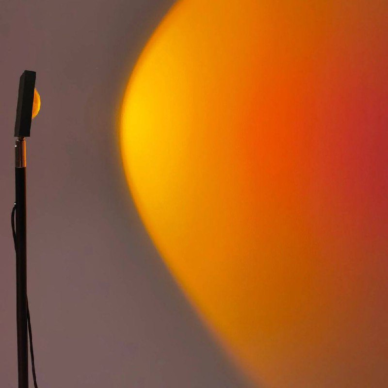 Elegante lámpara de pie LED con efecto de luz ambiental