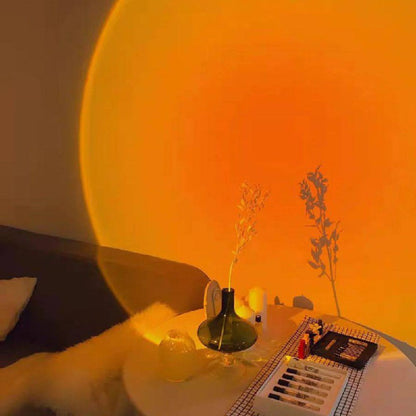 Elegante lámpara de pie LED con efecto de luz ambiental