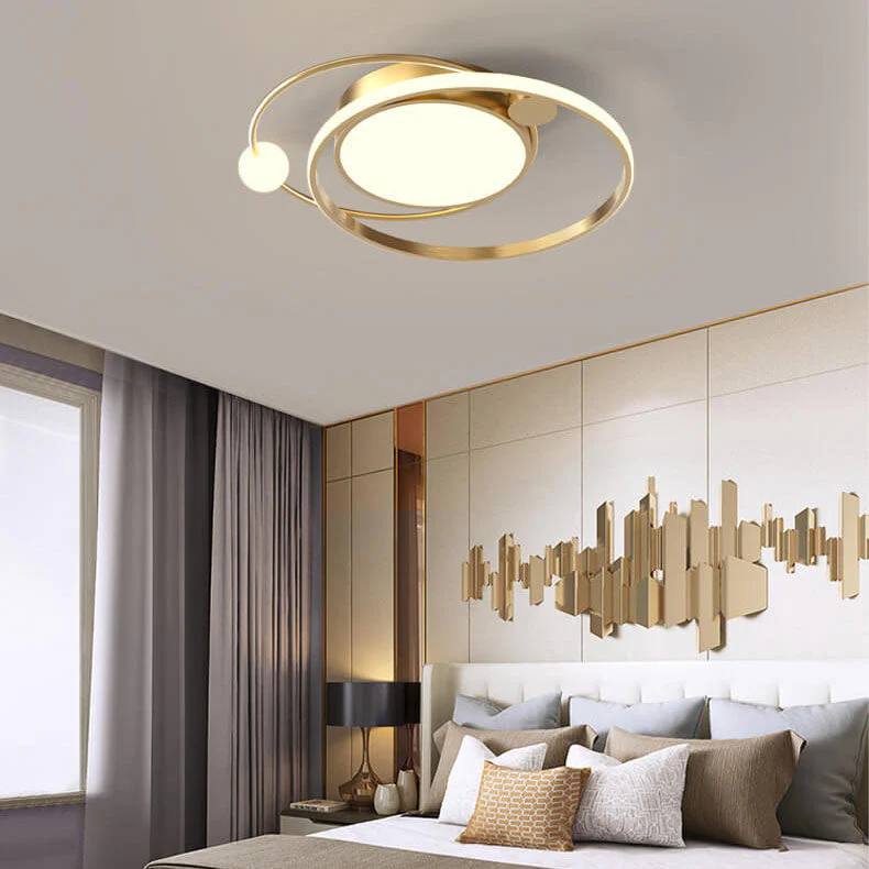 Lámpara de techo LED empotrada simple