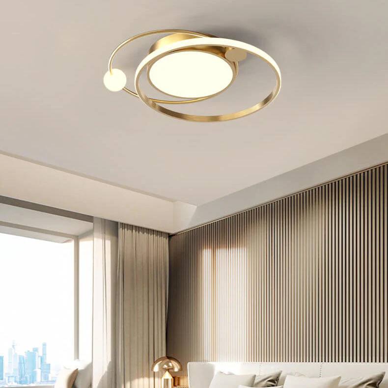 Lámpara de techo LED empotrada simple