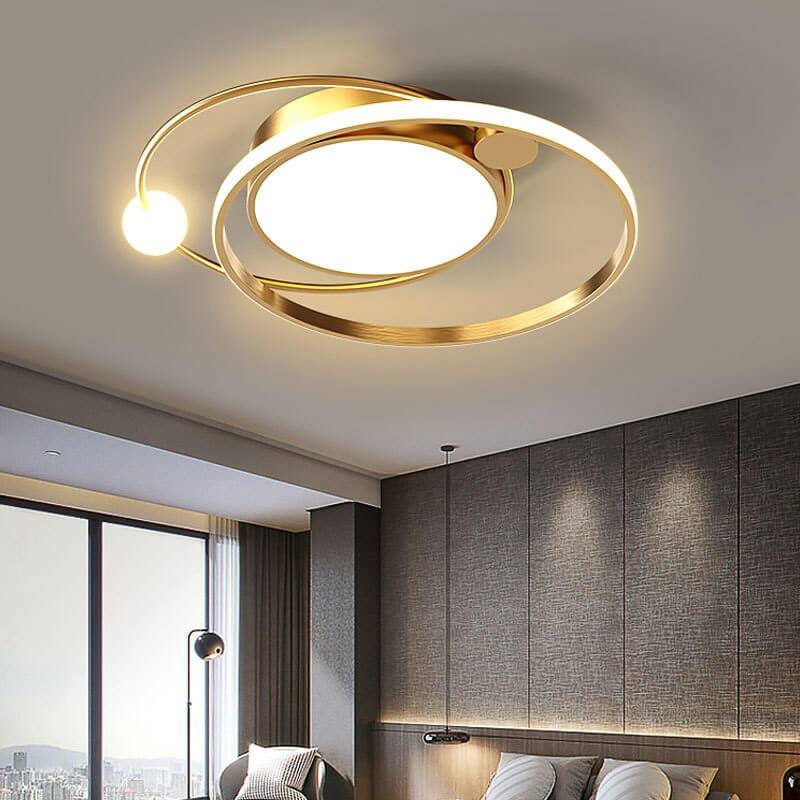 Lámpara de techo LED empotrada simple