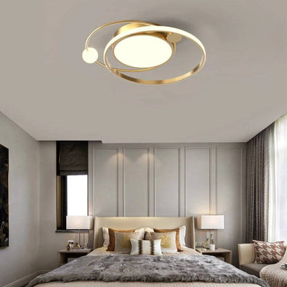 Lámpara de techo LED empotrada simple