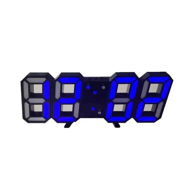 Reloj de pared LED contemporáneo con brillo ajustable
