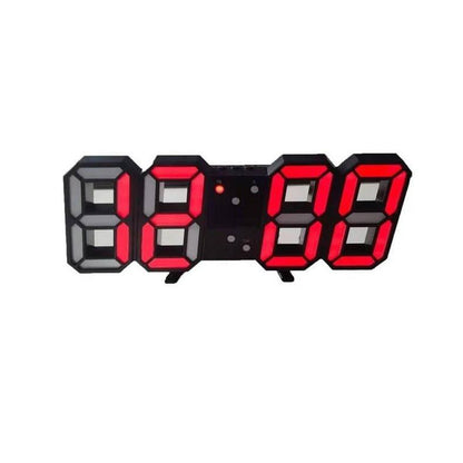 Reloj de pared LED contemporáneo con brillo ajustable
