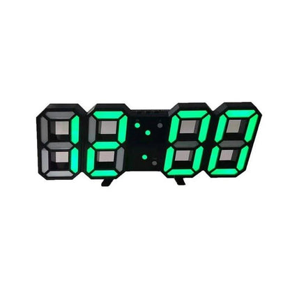 Reloj de pared LED contemporáneo con brillo ajustable