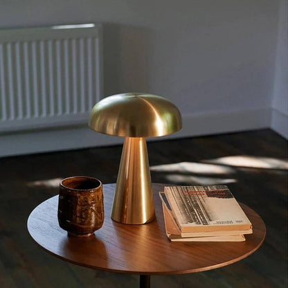 Lámpara de escritorio LED portátil estilo hongo
