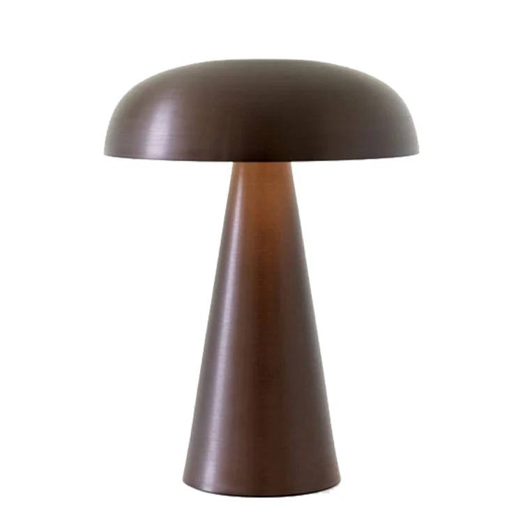 Lámpara de escritorio LED portátil estilo hongo
