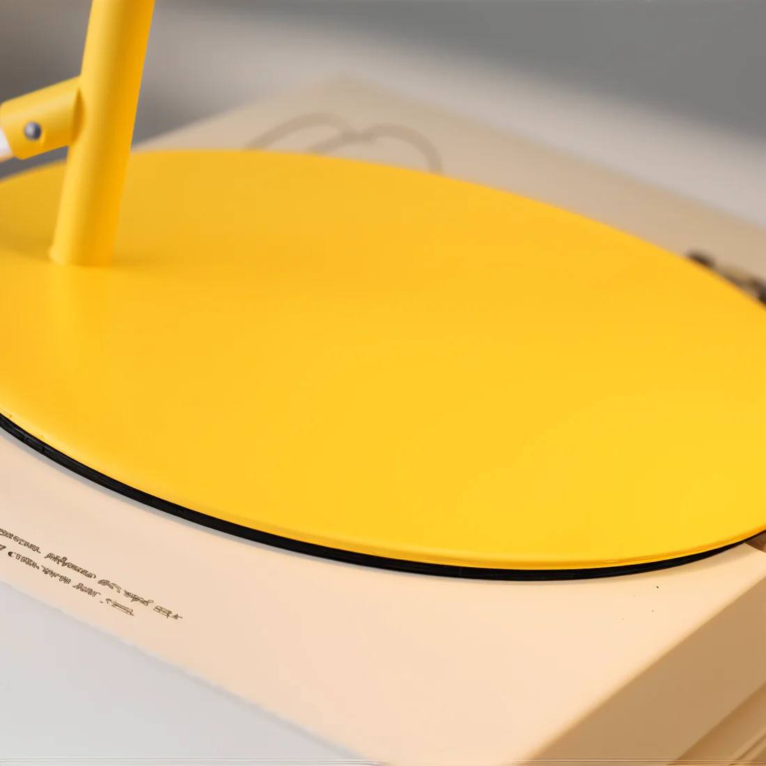 Lámpara de Mesa de Cristal Elegante, Lámpara de Oficina Moderna y Ajustable