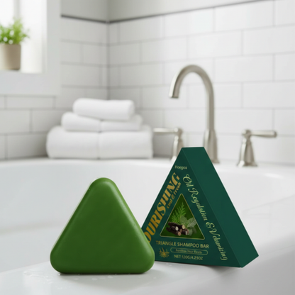 Herbal Shampoo Bar for Thicker Fuller Hair — Natural Plant Extract Cleanser for Volume Density Shine — Solid Soap Alternative for Thinning
