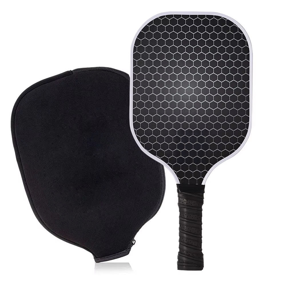 Pickleball Paddle with Carbon Fiber Face & Honeycomb Core for Spin Control & Power