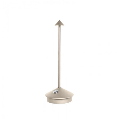 Rechargeable LED Accent Light Aluminum 12 in Tall 185 Lumen Cordless Dimmable 2700K for Patio Bedroom Dining Room Restaurant Nightstand