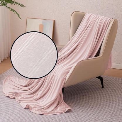 Comodidad refrescante | Manta ligera reversible para personas calurosas | Manta fina y suave para cama y sofá