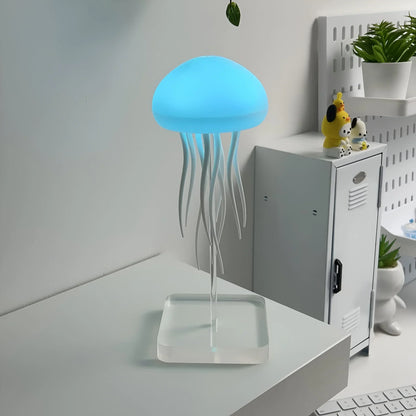 LED Jellyfish Mood Lamp with Color Changing Lights & Remote Control for Bedroom, Living Room, Office Décor