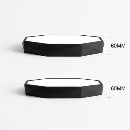 Octagon LED Flush Mount Ceiling Light – Ultra-Slim Modern Fixture with Integrated LEDs for Bedroom, Living Room & Hallway