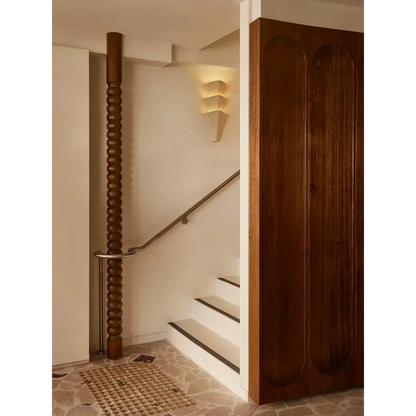 Aplique de yeso estratificado de hasta 22 pulgadas, iluminación indirecta de tono cálido para dormitorio, pasillo, sala de estar, acento arquitectónico moderno y minimalista