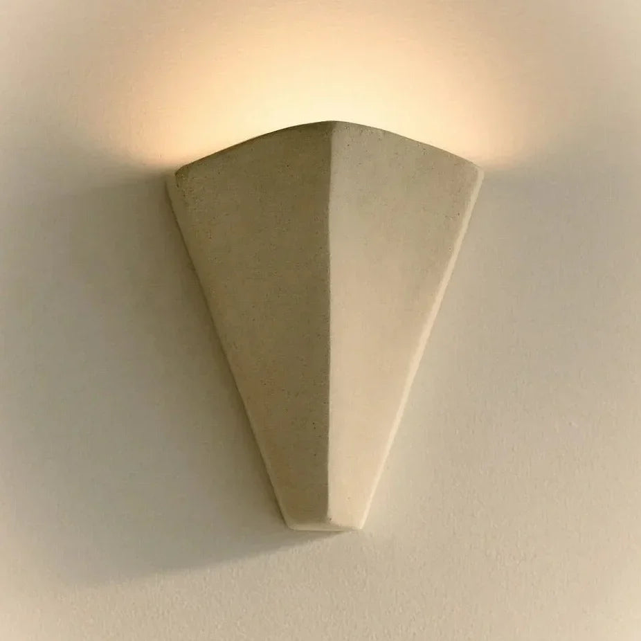 Aplique de yeso estratificado de hasta 22 pulgadas, iluminación indirecta de tono cálido para dormitorio, pasillo, sala de estar, acento arquitectónico moderno y minimalista