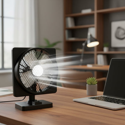 Portable Fan for Car | 12V USB Cooling Fan with 360° Adjustable Direction | Perfect for Comfortable Driving