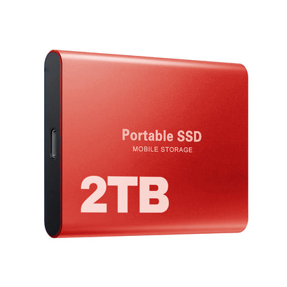 Portable SSD External Drive 1050 MB/s High-Speed USB-C Solid State Storage for Laptop Desktop Mac PC Gaming Backup Travel Work