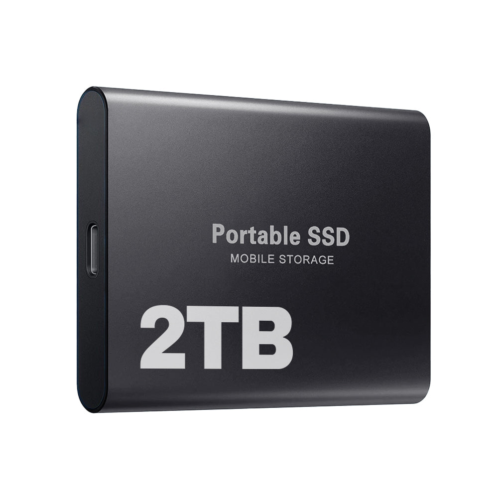 Portable SSD External Drive 1050 MB/s High-Speed USB-C Solid State Storage for Laptop Desktop Mac PC Gaming Backup Travel Work