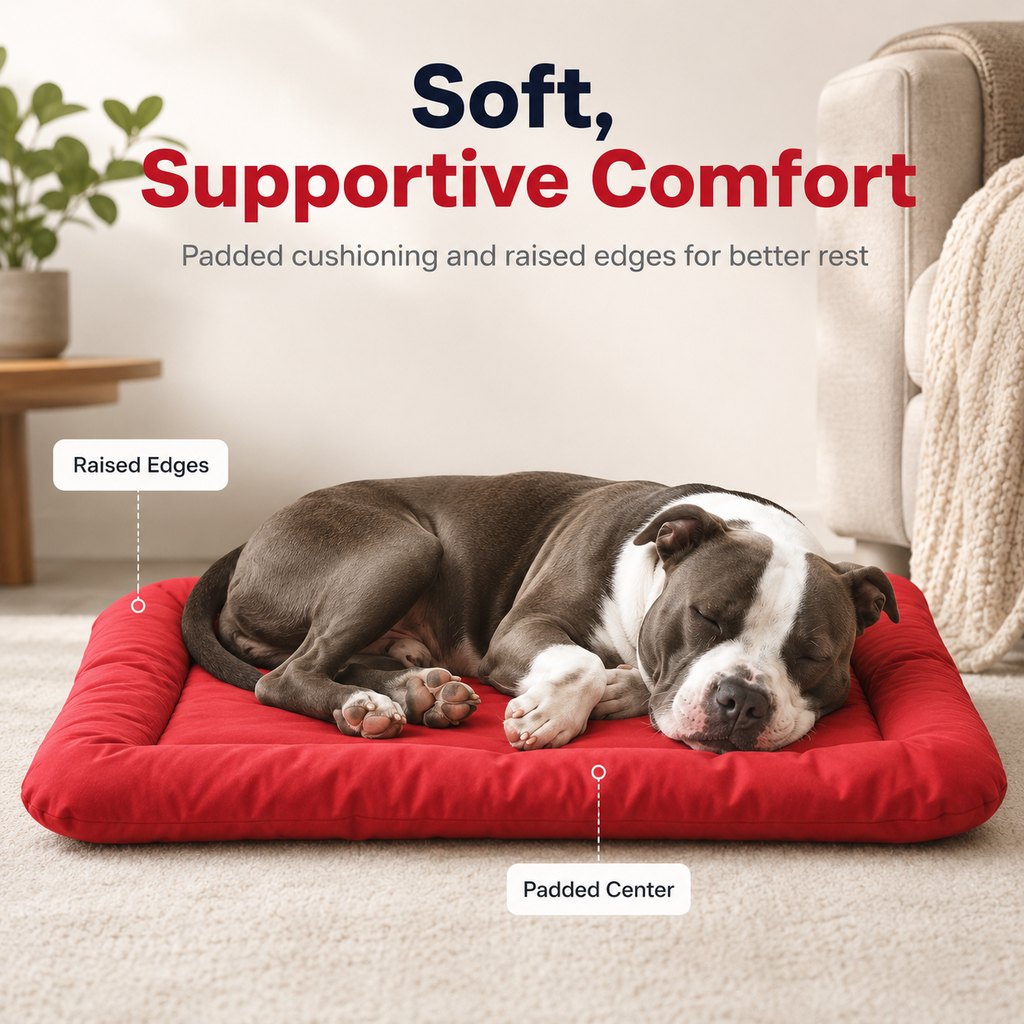Ortekor Portable Outdoor Dog Bed for Camping &Car Travel - Roll-Up Mat for Clean, Comfortable Rest