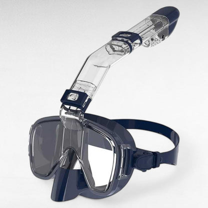 Full-Face Snorkel Mask with 180° View – Foldable Dry-Top Design for Swimming & Diving