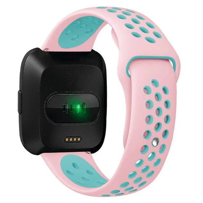 Silicone Replacement Wristband for Fitbit Versa 2 – Moisture-Resistant, Adjustable Fit Sport Strap for Everyday Workouts & Active Wear