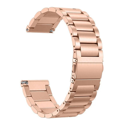 Replacement Steel Link Wristband for Fitbit Versa 2 Smartwatch – Adjustable Metal Fitness Tracker Strap for Women & Men