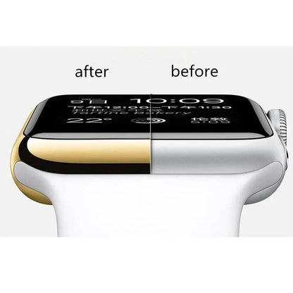 Snap-On Hard Shell Guard with Built-In Glass Shield for 40mm & 44mm Series 6 Apple Watch – Full-Body Shock Defense Case