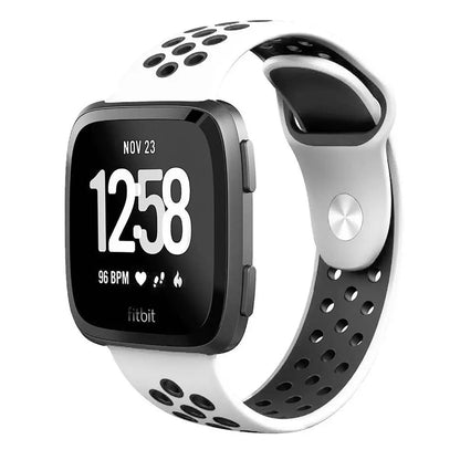 Silicone Replacement Wristband for Fitbit Versa 2 – Moisture-Resistant, Adjustable Fit Sport Strap for Everyday Workouts & Active Wear