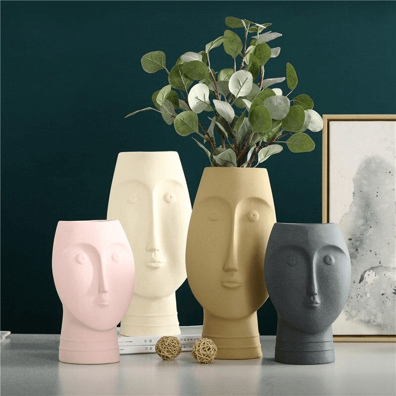Monte - Ceramic Face Vases