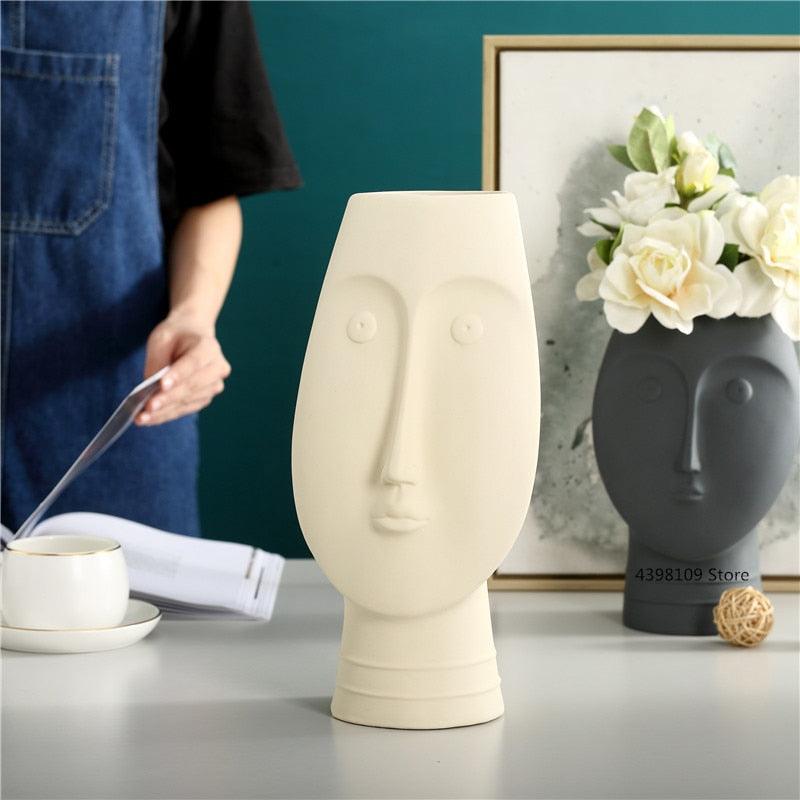 Monte - Ceramic Face Vases