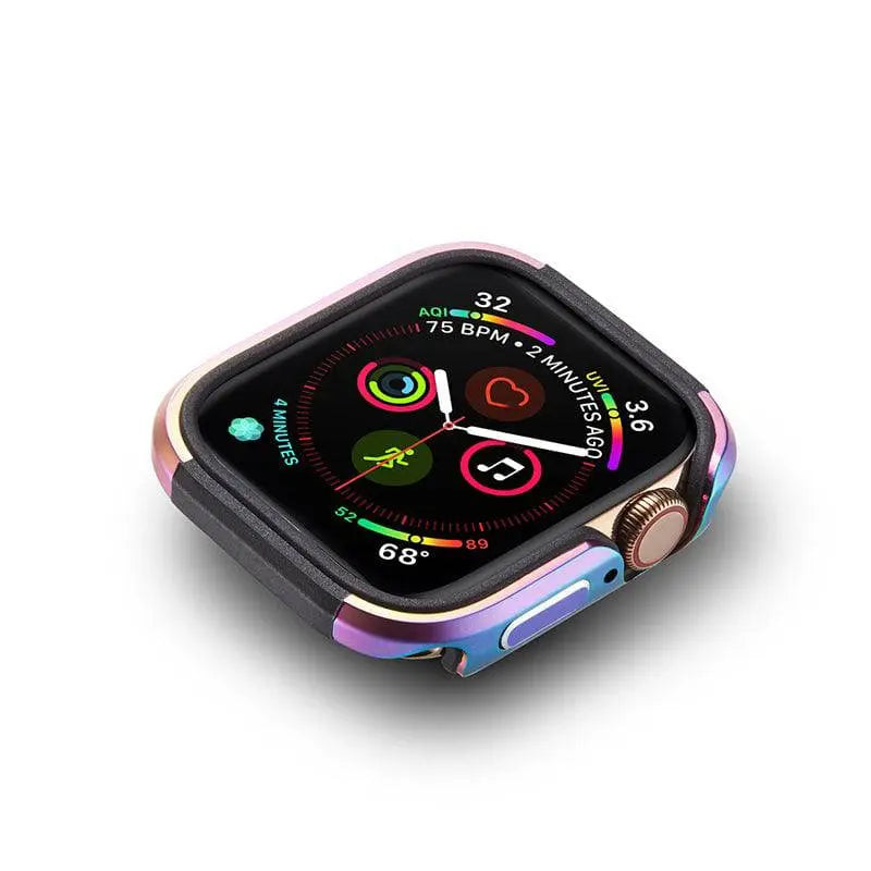 Aluminum Protective Case for Apple Watch Series 4 & 5 – 40mm or 44mm Full-Coverage Shell