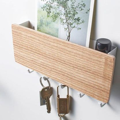 Wooden Key Hanger Wall Rack