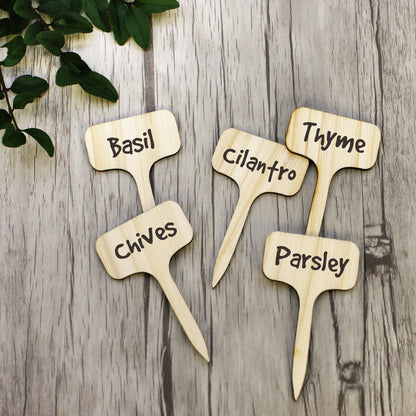 Wooden Plant Label Tags