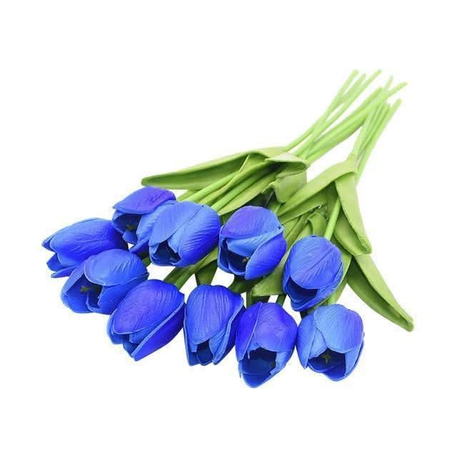 TULIPLUME – Faux Floral Arrangement for Graceful Table Décor