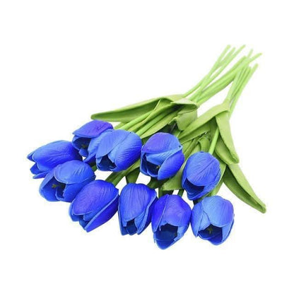 TULIPLUME – Faux Floral Arrangement for Graceful Table Décor