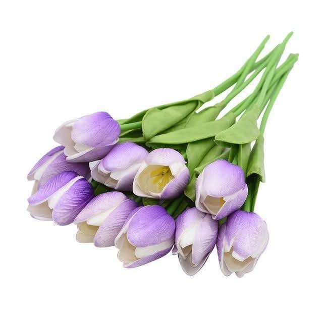 TULIPLUME – Faux Floral Arrangement for Graceful Table Décor