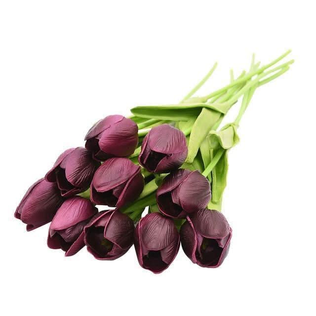 TULIPLUME – Faux Floral Arrangement for Graceful Table Décor