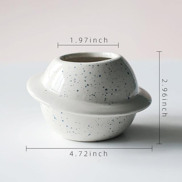 Cosmos World Ceramic Planter