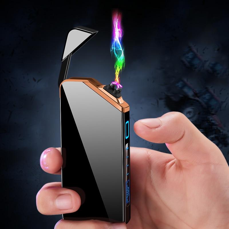 Rechargeable Plasma Arc Lighter – USB Windproof Flameless Electric Igniter for Candles & Cigarettes